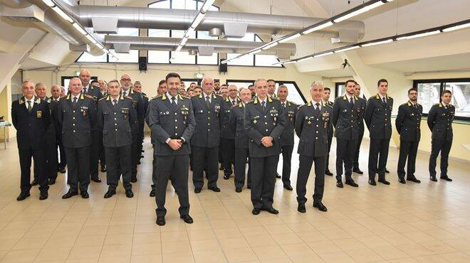 Guardia di Finanza, il comandante Buratti in visita al Gruppo di Fiumicino