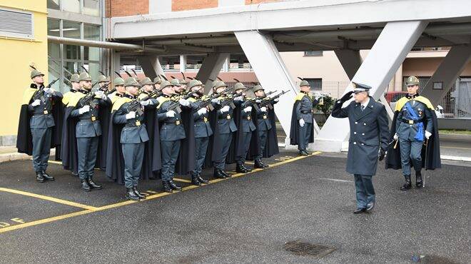 Guardia di Finanza, il comandante Buratti in visita al Gruppo di Fiumicino