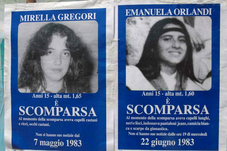 Scomparsa Orlandi-Gregori, primo ok alla Commissione parlamentare d’inchiesta