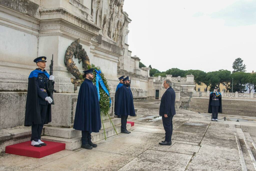 I primi passi del presidente Rocca: omaggio al Milite Ignoto e vertice sulla sanità