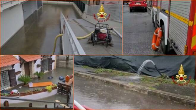 Il maltempo sferza Roma, l’acqua invade le strade: centinaia le richieste d’aiuto ai pompieri – VIDEO