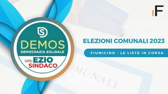 Fiumicino 2023, la lista dei candidati per DemoS – Democrazia Solidale