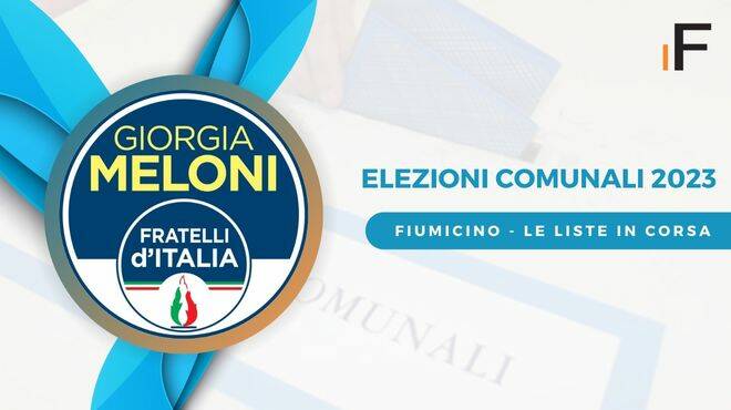 Fiumicino 2023, la lista dei candidati per Fratelli d’Italia