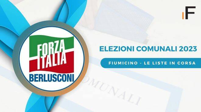 Fiumicino 2023, la lista dei candidati per Forza Italia