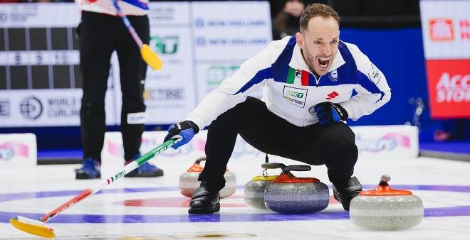 Mondiali di Curling, l’Italia vince sul Giappone e si assicura i playoff