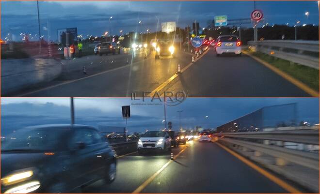 Viadotto di via dell’Aeroporto, l’Anas accelera: operativo da stasera il cambio di corsia
