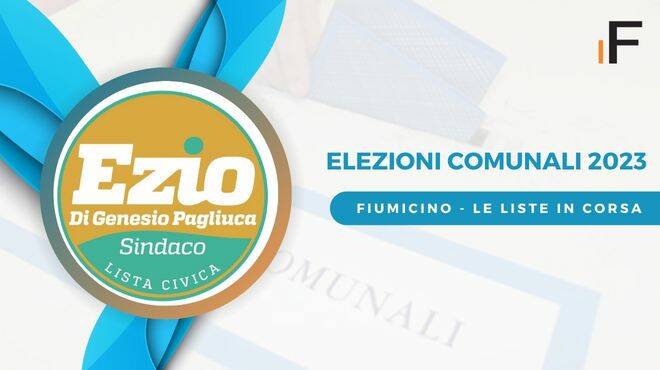Fiumicino 2023, la lista dei candidati per la civica Ezio Di Genesio Pagliuca