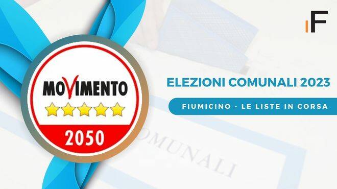 Fiumicino 2023, la lista dei candidati per il Movimento 5 Stelle