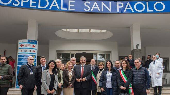 Il governatore Rocca a Civitavecchia: inaugurato il nuovo reparto del San Paolo
