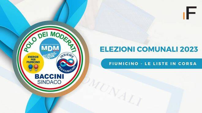 Fiumicino 2023, la lista dei candidati per il Polo dei Moderati