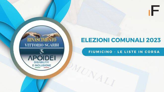 Fiumicino 2023, la lista dei candidati per Rinascimento – Vittorio Sgarbi
