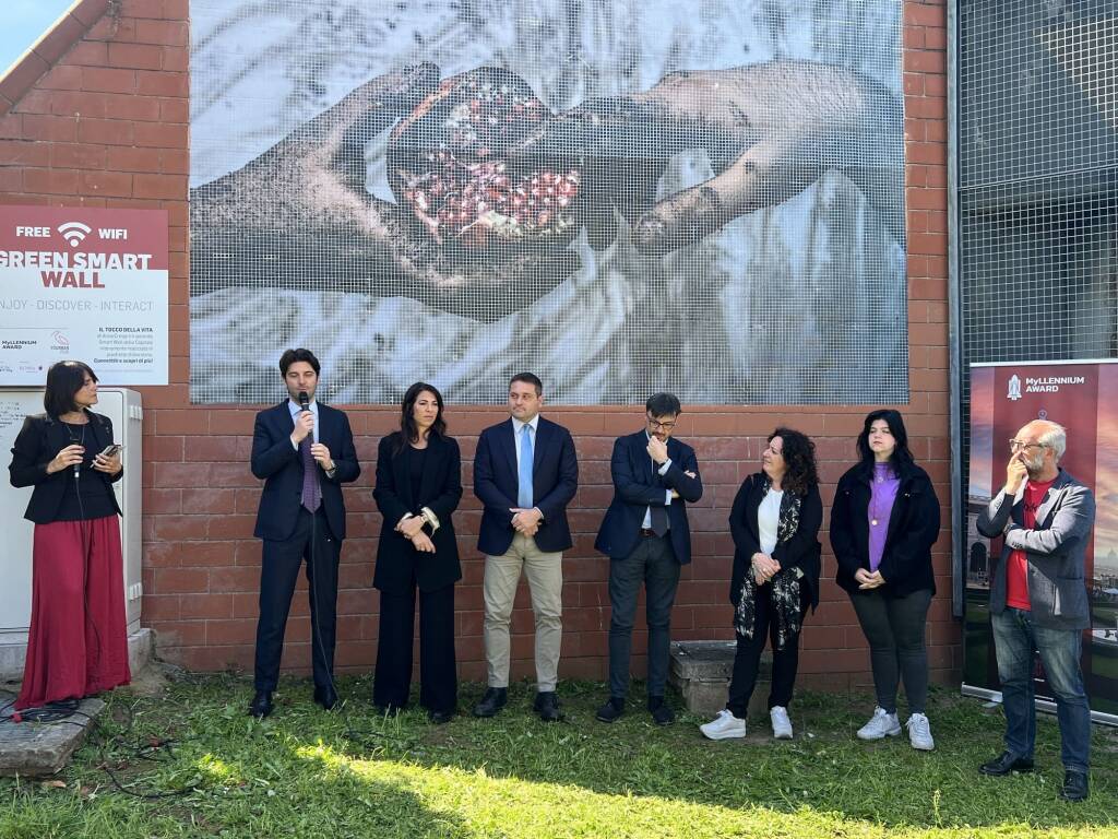 “Tocco della Vita”: a Pietralata il nuovo mosaico digitale in bioresina