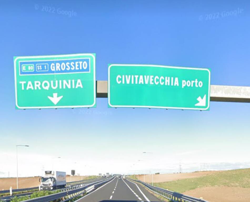 Lavori sull’A12, chiuso lo svincolo di Civitavecchia Porto: orari e strade alternative