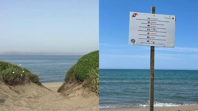 Capocotta spiaggia delle vergogne: chioschi chiusi e niente bagnini