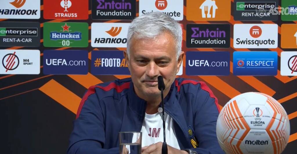 Siviglia-Roma, Mourinho: “Meritiamo questa finale. Futuro? I miei capitani già lo conoscono”