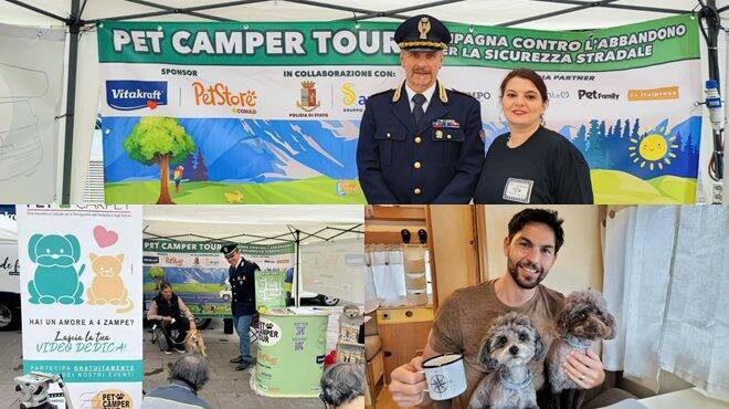 Contro l’abbandono e per la sicurezza stradale: il Pet Camper Tour fa tappa nel Lazio