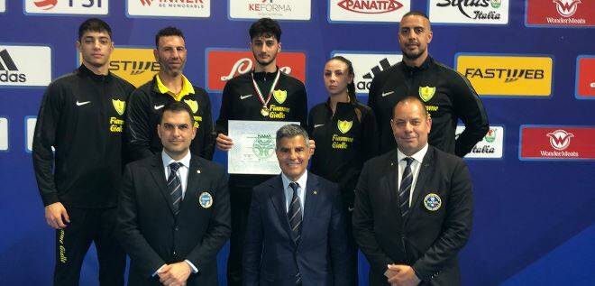 Karate, le Fiamme Gialle conquistano due ori e un bronzo agli Assoluti di Ostia