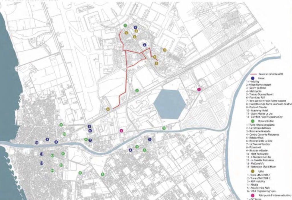 In bici da Fiumicino all’aeroporto. Quasi 2 milioni ce li mette Adr