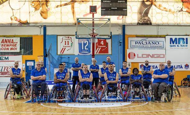 ITALIA BASKET IN CARROZZINA FOTO CIP