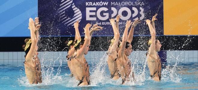 Giochi Europei, il nuoto artistico conquista il bronzo nella Team Acrobatic Routine