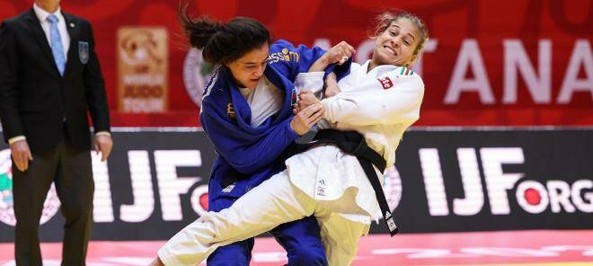 Judo, Odette Giuffrida è quinta nel Grand Slam di Antalya