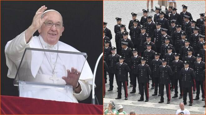 All’Angelus il saluto speciale di Papa Francesco ai Carabinieri