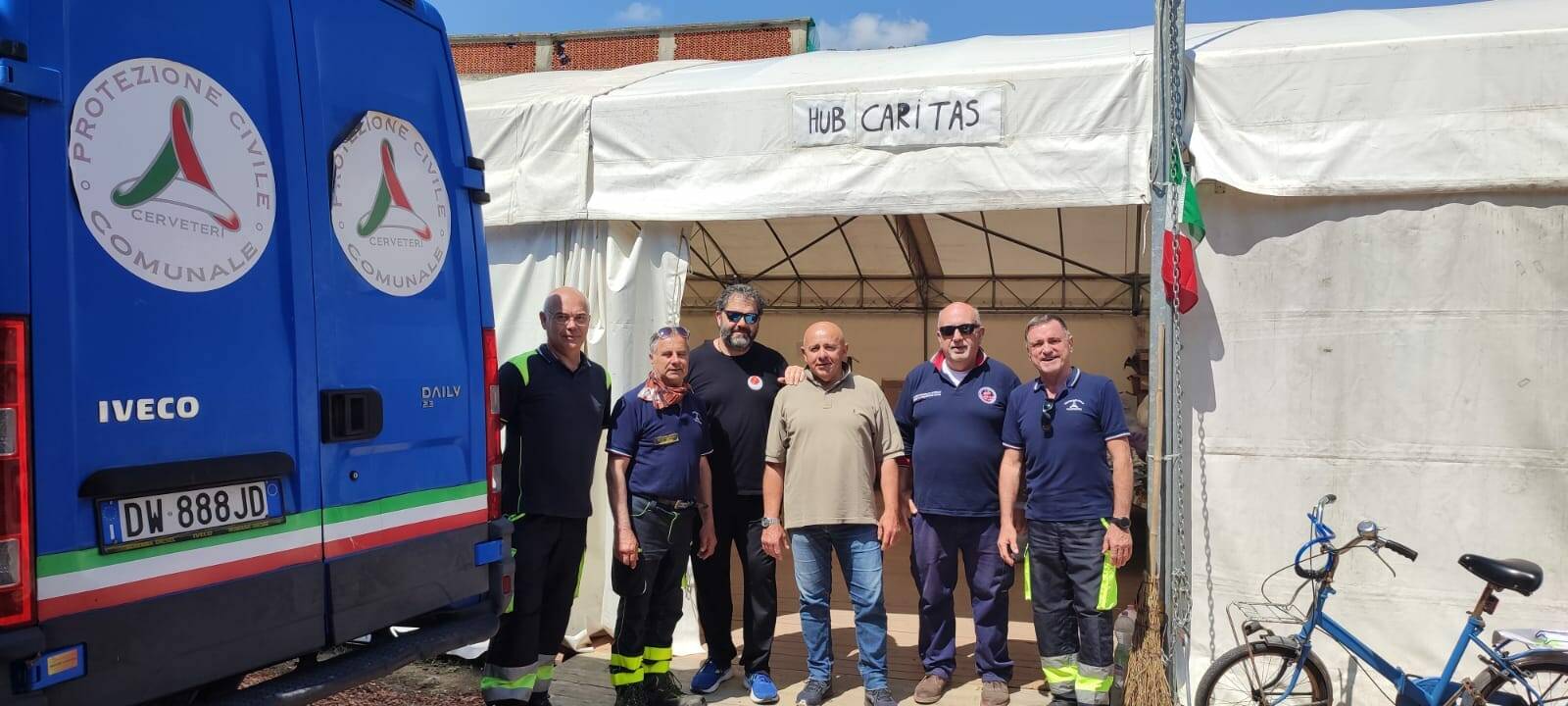 La Protezione Civile di Cerveteri in Emilia Romagna per portare sostegno e aiuti