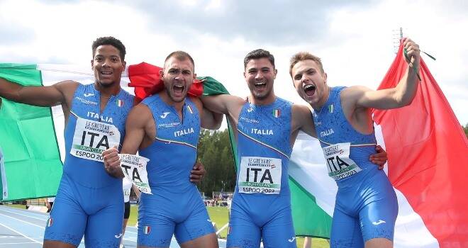 EuroUnder 23 di Atletica Leggera, è festa Italia: l’oro della 4×100 corona sei medaglie