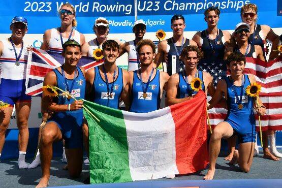 Mondiali Canottaggio Under 23, Italia fantastica a Plovdiv: 4 ori nelle prime finali