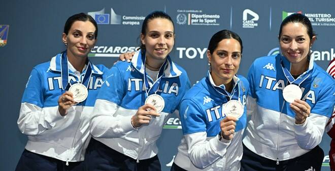 Mondiali di Scherma, l’Italia Femminile della Spada è argento a squadre