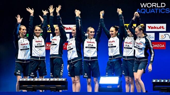 Mondiali, nuoto artistico d’argento: le ragazze del Team Tecnico salgono sul podio