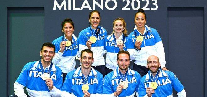 Mondiali di Scherma, l’Italia chiude con 10 splendide medaglie