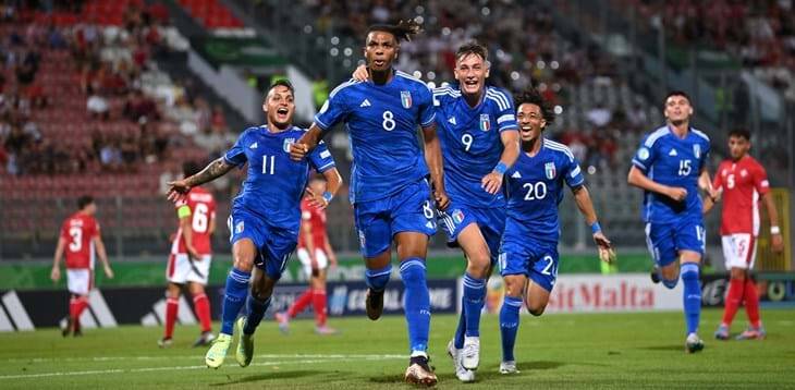 Europei Under 19 di Calcio, l’Italia parte col botto: 4-0 con Malta
