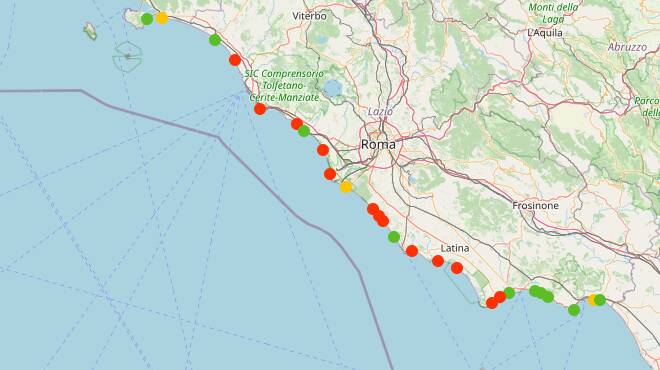 Le spiagge del Lazio? Belle ma sporche: 15 su 24 sono inquinate – MAPPA INTERATTIVA