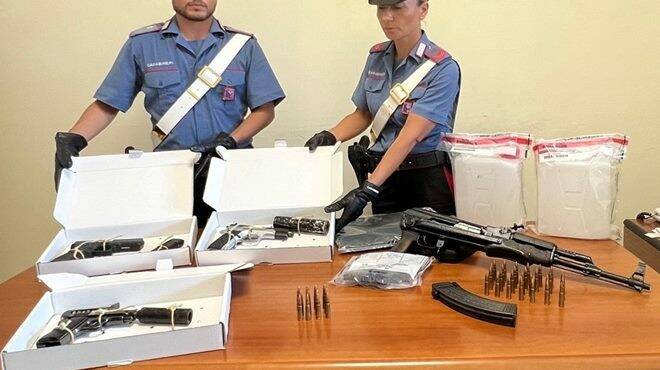 carabinieri sequestro armi