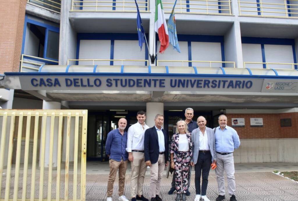 Casa dello studente a Latina: sopralluogo di Comune, Regione e DiSCo Lazio