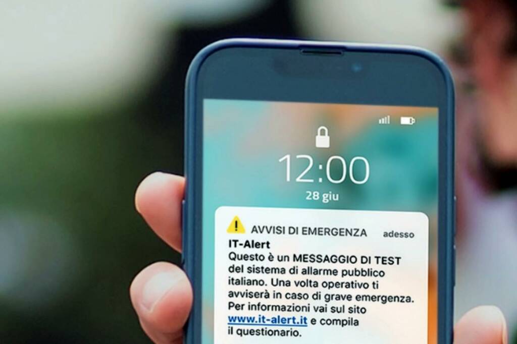 Ripartono i test di IT-alert: ecco quando nel Lazio