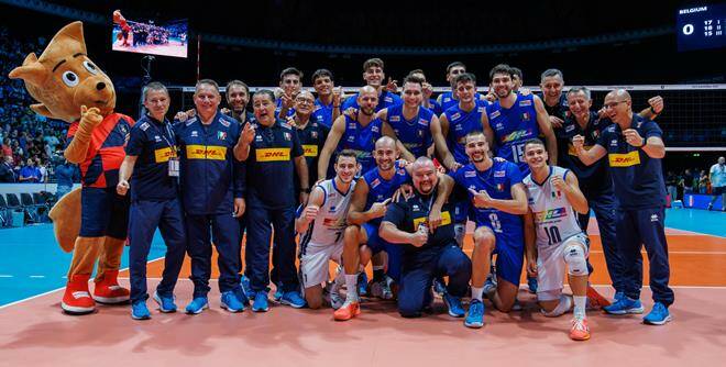 Europei di Volley Maschile: l’Italia batte il Belgio, ora a Perugia per le altre gare