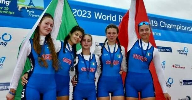 Canottaggio, Giulia Zaffanella di Latina è argento ai Mondiali Under 19