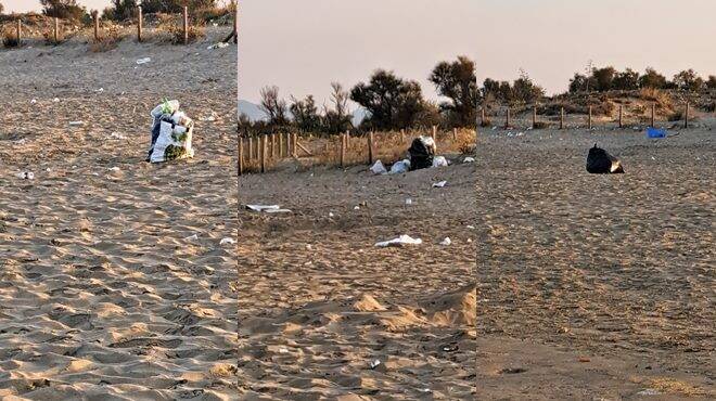 Passoscuro. Residenti furiosi: “Tolte roulotte e tende ma nessuno ha ripulito la spiaggia dai rifiuti”