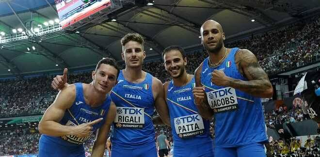 Atletica, la 4×100 olimpica è vicecampione mondiale: l’Italia è nella storia