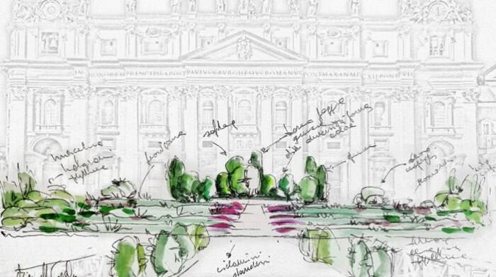 Un bosco in piazza San Pietro: il progetto verde di Confagricoltura per la veglia col Papa