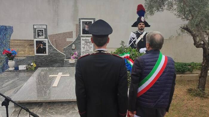 Santa Marinella ricorda Andrea Moneta, il carabinieri ucciso dalla banda della “Uno Bianca”