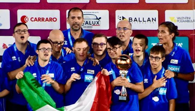 Basket Sindrome di Down, l’Italia Maschile è campione d’Europa: fa poker storico