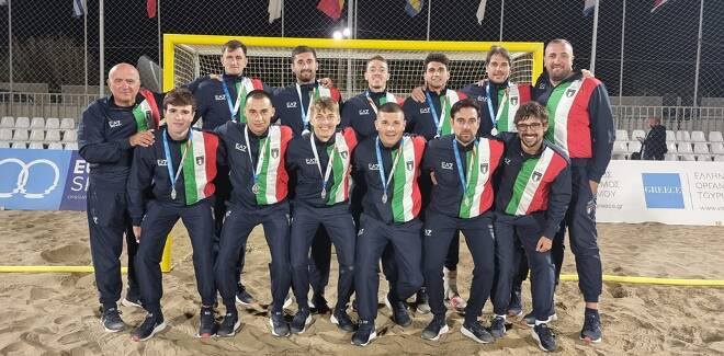 Mediterranean Beach Games 2023, l’Italia Maschile di Handball conquista l’argento