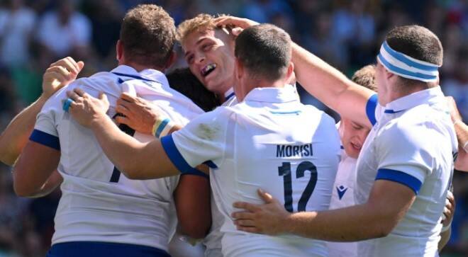Rugby World Cup, esordio con vittoria per l’Italia: gli Azzurri affossano la Namibia per 52-8