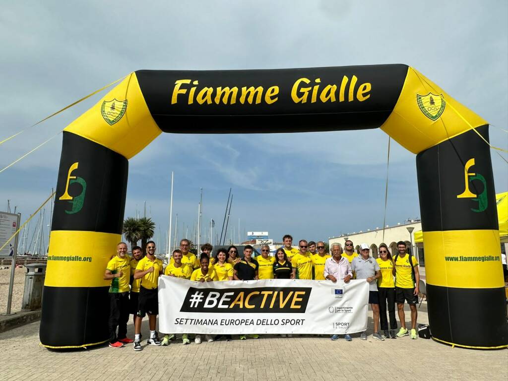 Fiamme Gialle e Sportcity, il 22 settembre a Ostia, Sabaudia e Gaeta: l’obiettivo è promuovere la pratica sportiva