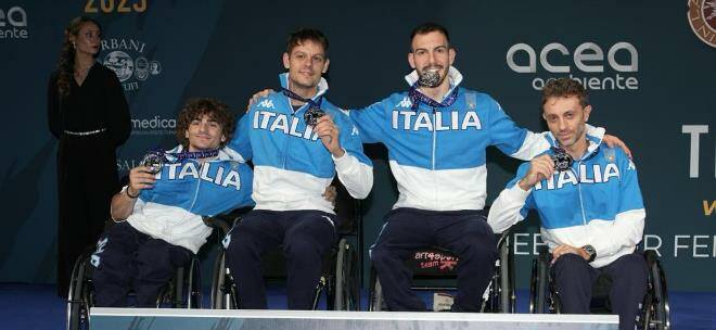 Mondiali di Scherma Paralimpica, l’Italia Maschile del Fioretto conquista l’argento