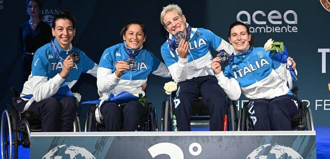 Mondiali di Scherma Paralimpica, l’Italia chiude con 12 medaglie: è record