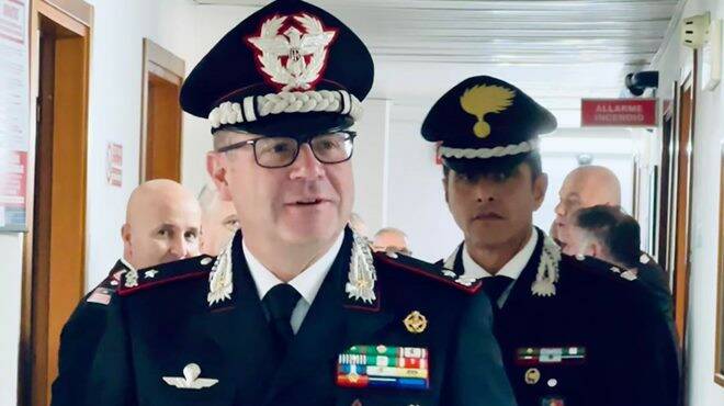 Il Generale Covetti in visita al Nas di Latina per un encomio ai carabinieri